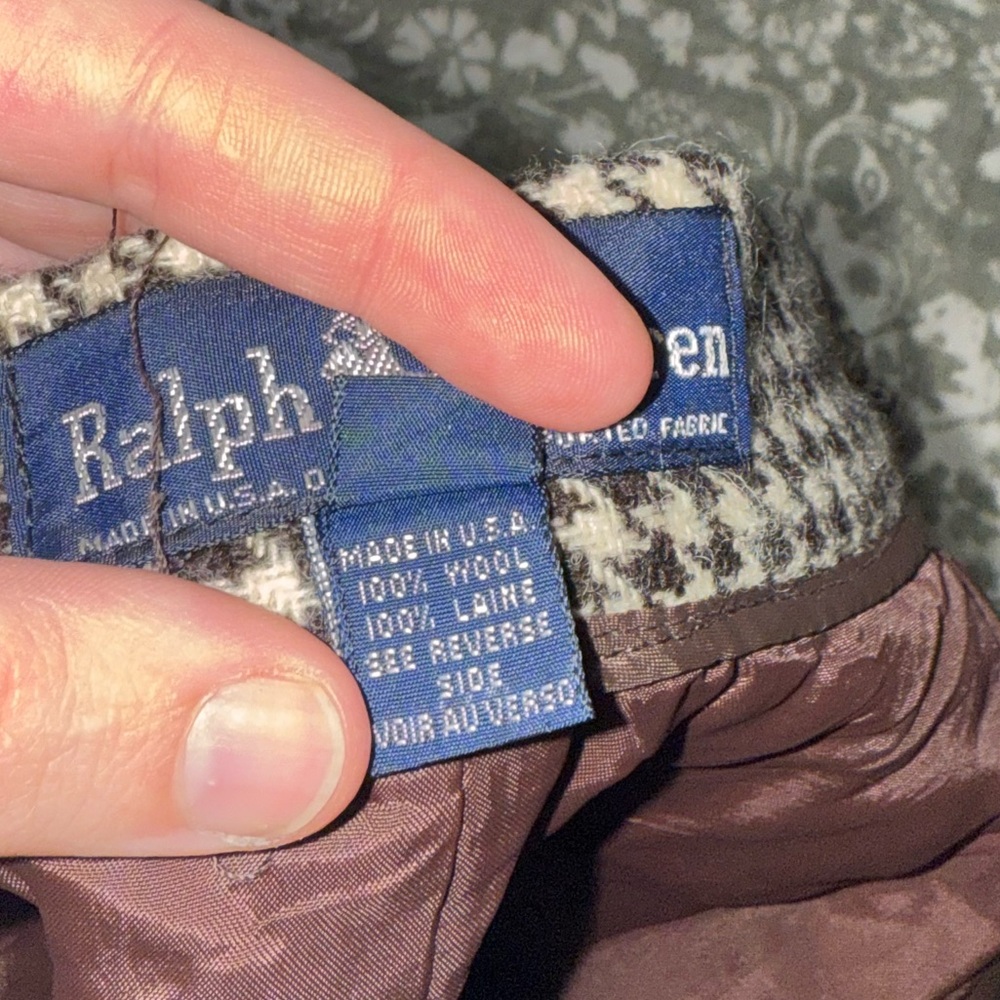 Ralph Lauren Blue Label Vintage Women’s size 14 Wool Skirt - Picture 7 of 8